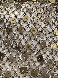 spangles ( metal sequins) & metal threads